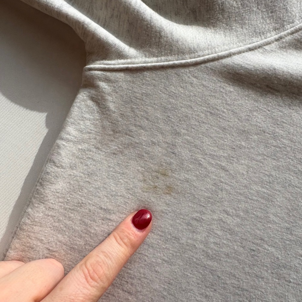 Athleta Light Gray Heathered Long Sleeve Pullover Sweatshirt Top Womens M - Picture 10 of 10